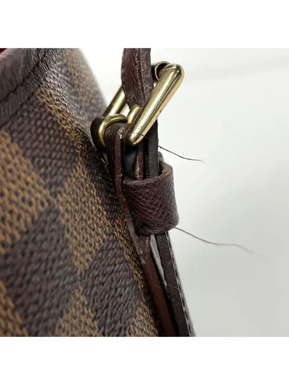 Louis Vuitton Marais Handbag Shoulder Damier Brown